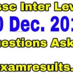 bssc-inter-level-10-december-questions