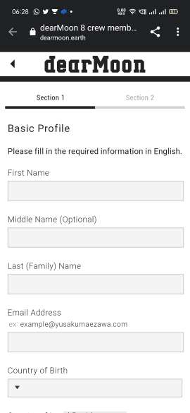 dear moon application process step by step