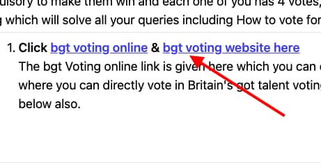 bgt voting website link- bgt voting website link