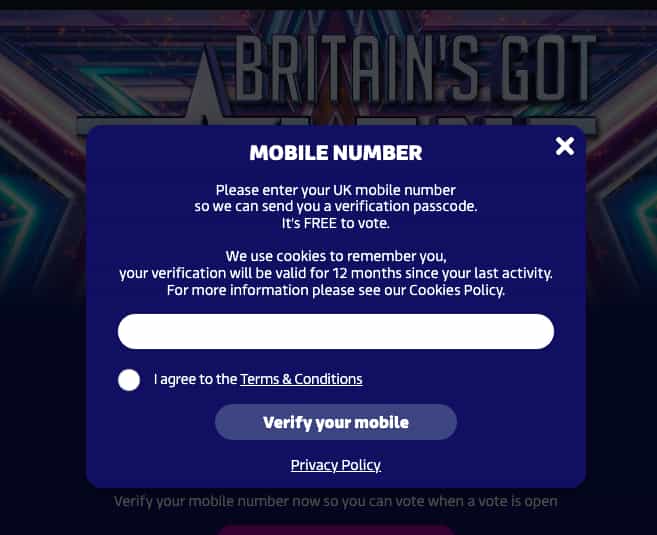 bgt-voting-website-enter-mobile-number
