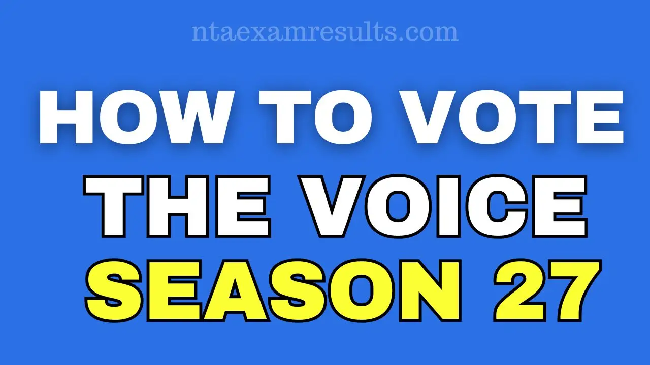 🎤 How to Vote on The Voice Season 27 (2025) – Step-by-Step Guide to Support Your Favorite Artist!